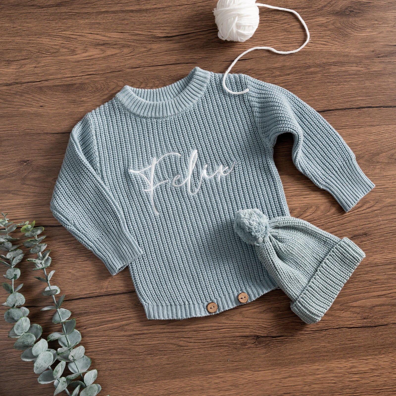 Personalized Baby Romper – Embroidery Custom Name Outfit, Soft Newborn Gift set