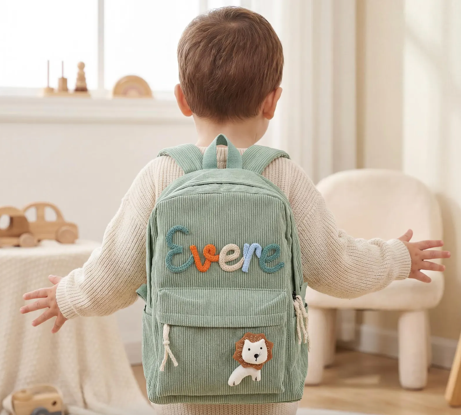 Personalized Kids Name Backpack - Back to School Gift (2T-7T)