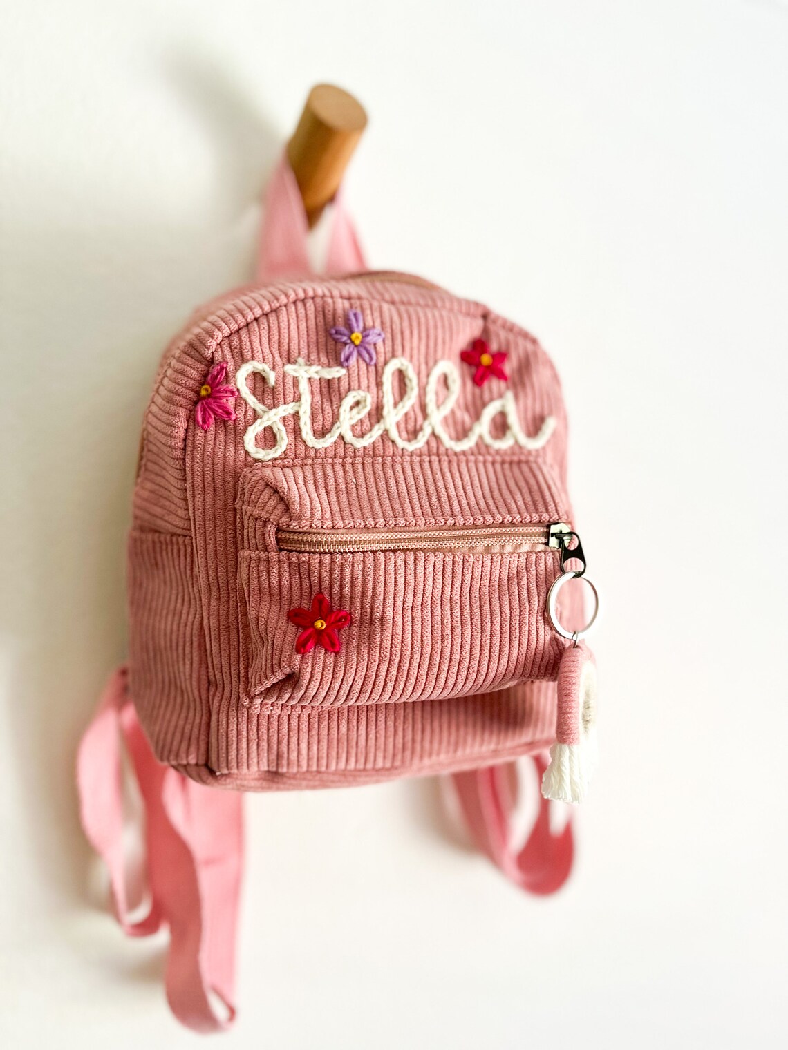 Personalized Kids Mini Backpack (0-18m) – Custom Name Toddler School Bag, Daycare Bag, Back to School Gift