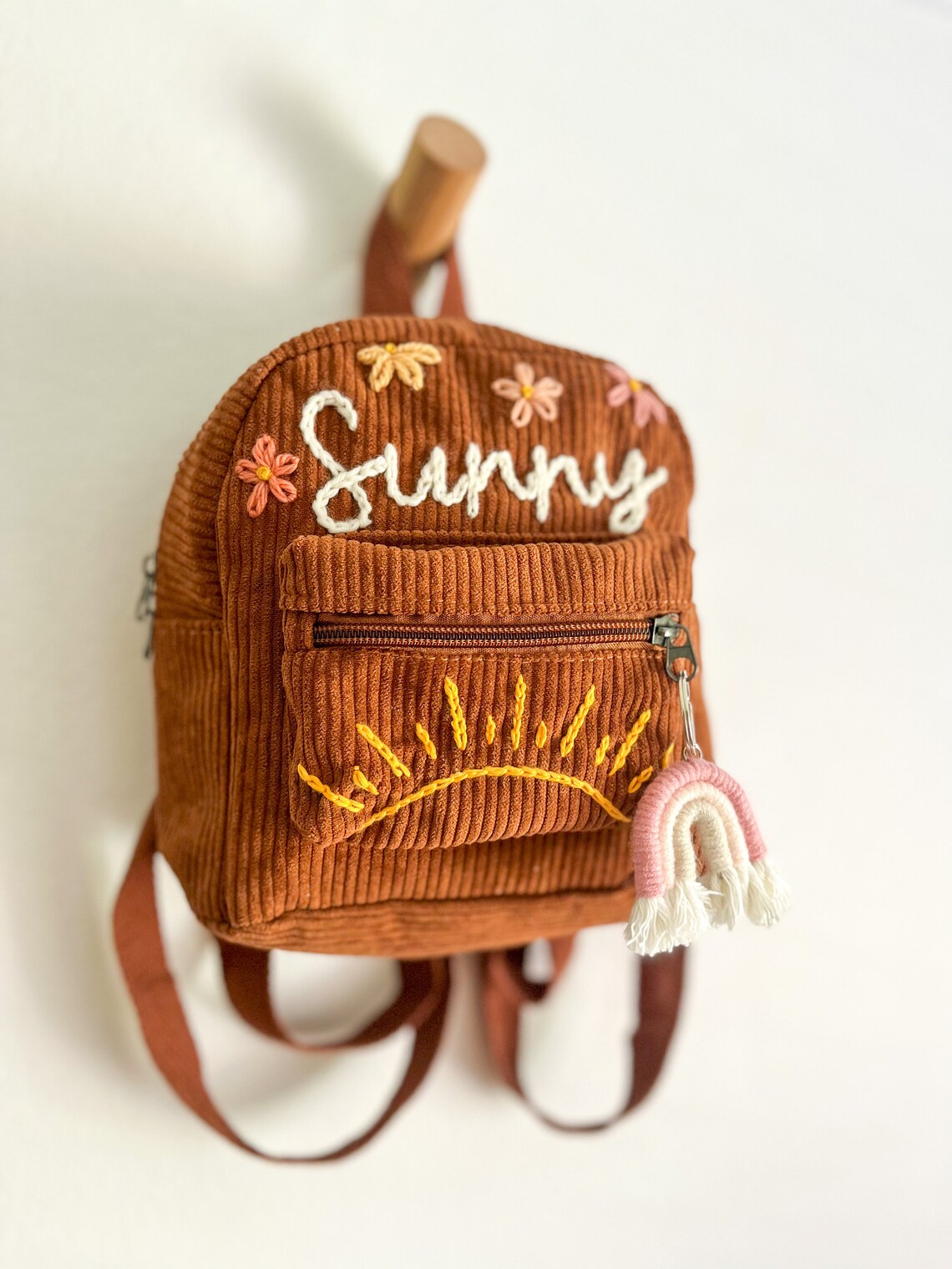 Personalized Kids Mini Backpack (0-18m) – Custom Name Toddler School Bag, Daycare Bag, Back to School Gift