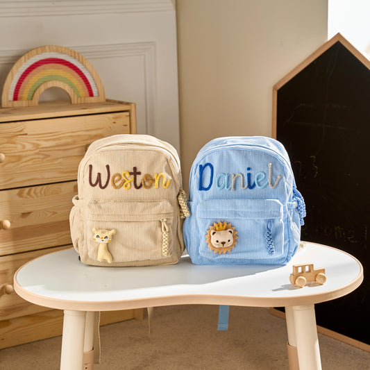 TieDapperStudio Personalized Toddler Backpack Kindergarten Gift