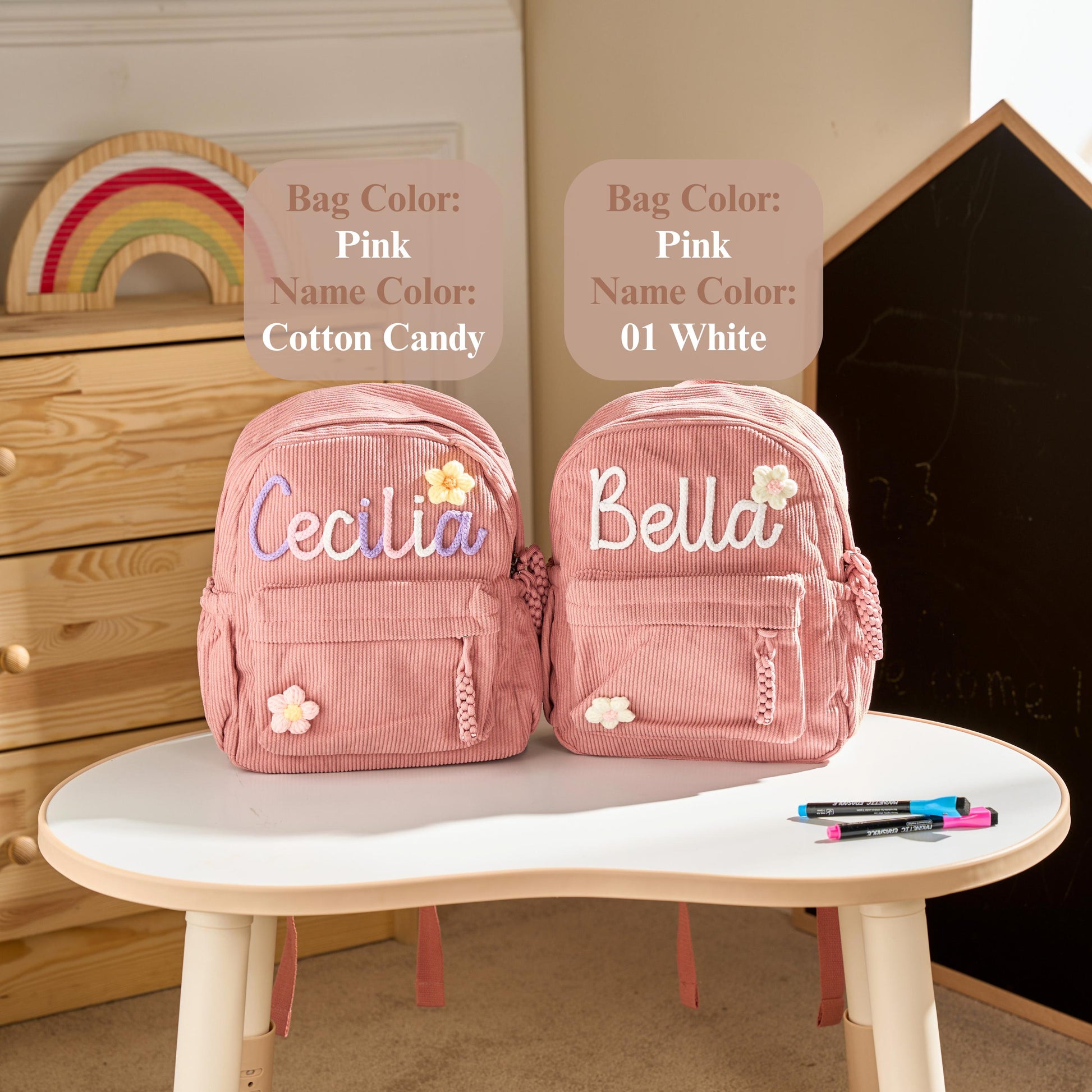 TieDapperStudio Personalized Toddler Backpack Kindergarten Gift