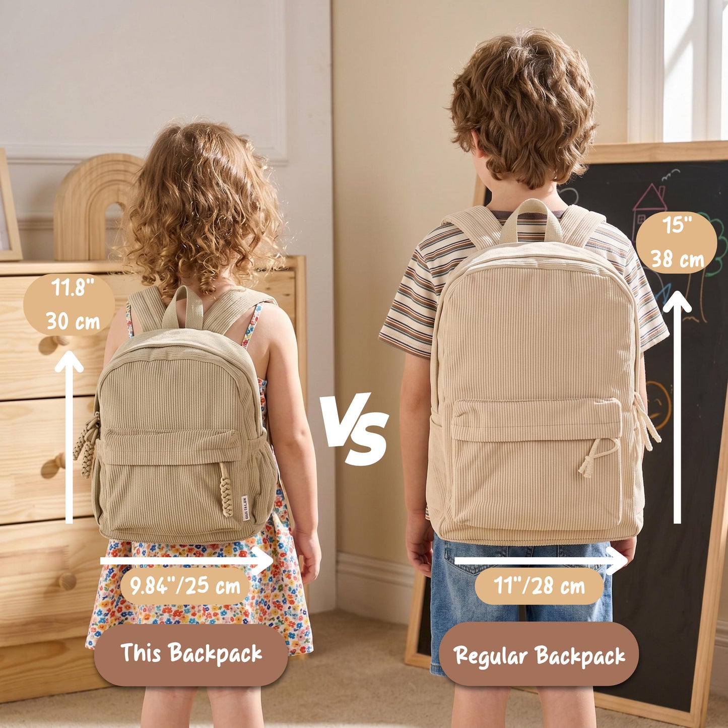 TieDapperStudio Personalized Toddler Backpack Kindergarten Gift